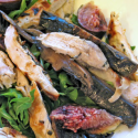Thumbnail image for An earthy fig, chicken and mushroom salad