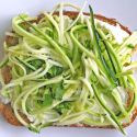 Thumbnail image for Ricotta, courgette, lemon and mint summer sandwich