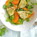 Thumbnail image for Baked lemon tofu double citrus salad
