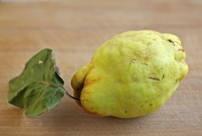 Post image for Pork with poached quince and a courgette pilaf